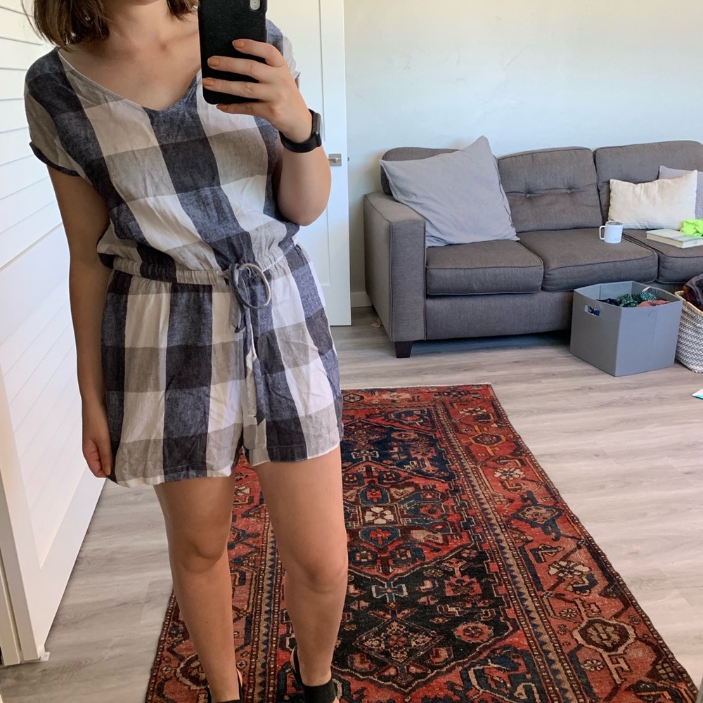 Romper in neutral colors